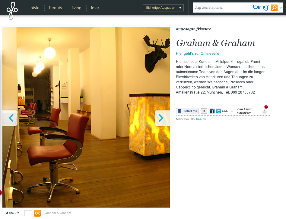 Graham & Graham vorgestellt bei Glo (Screenshot)
